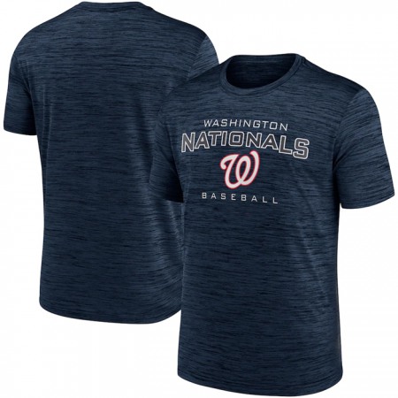 Men's Washington Nationals Navy Velocity Practice Performance T-Shirt