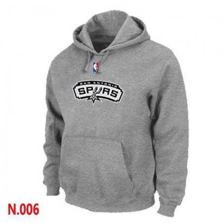 NBA San Antonio Spurs Pullover Hoodie Light Grey