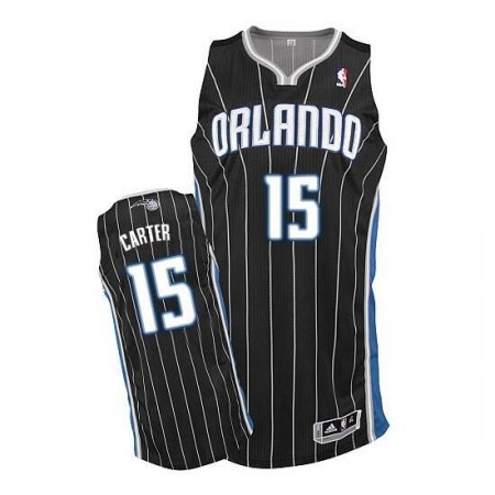 Men's Orlando Magic #15 Vince Carter Black Stitched Jersey