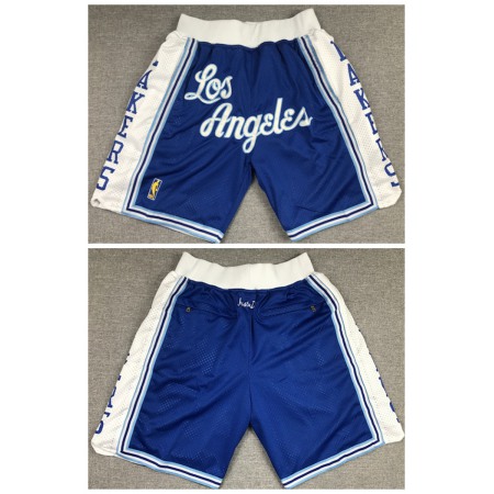 Men's Los Angeles Lakers Blue Shorts (Run Small)