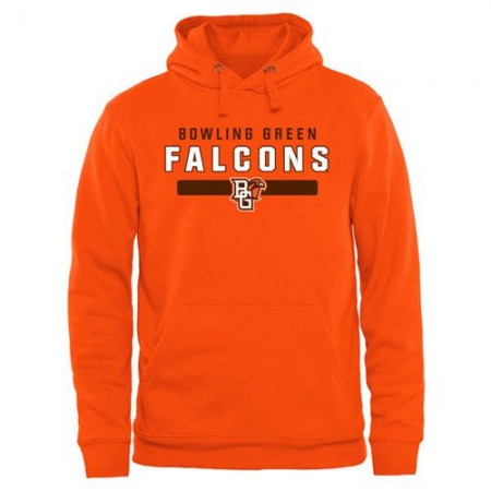 Bowling Green St. Falcons Team Strong Pullover Hoodie Orange