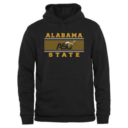 Alabama State Hornets Big & Tall Micro Mesh Sweatshirt Black