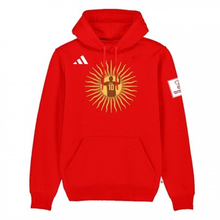 Men's Argentina FIFA World Cup Soccer Red Hoodie