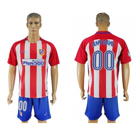 Atletico Madrid Personalized Home Soccer Club Jersey