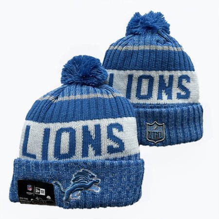 Detroit Lions Knit Hat