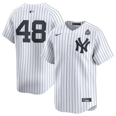 Men's New York Yankees Anthony Rizzo Nike White 2024 World Series Limited Player Jersey