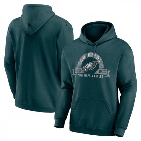 Men's Philadelphia Eagles Green Pullover Hoodie