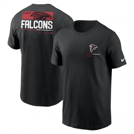 Men's Atlanta Falcons Black Team Incline T-Shirt