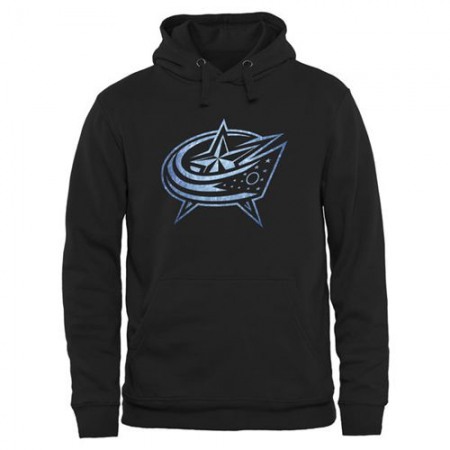 Columbus Blue Jackets Rinkside Pond Hockey Pullover Hoodie Black