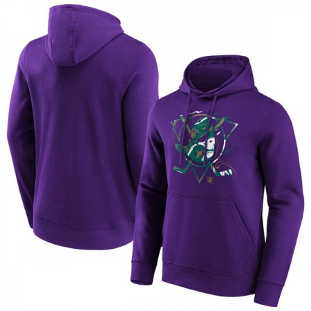 Men's Anaheim Ducks Purple Marble Hoodie