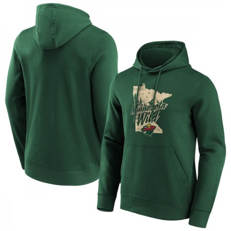 Men's Minnesota Wild Dark Green Hometown Graphic Hoodie