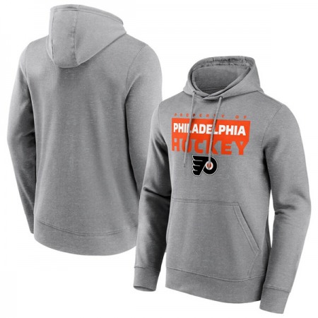 Men's Philadelphia Flyers Grey Gain Ground Hoodie