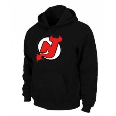 NHL New Jersey Devils Big & Tall Logo Pullover Hoodie Black