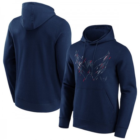 Men's Washington Capitals Blue Etch Hoodie