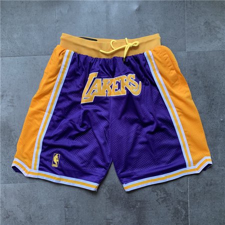 Los Angeles Lakers Purple Shorts