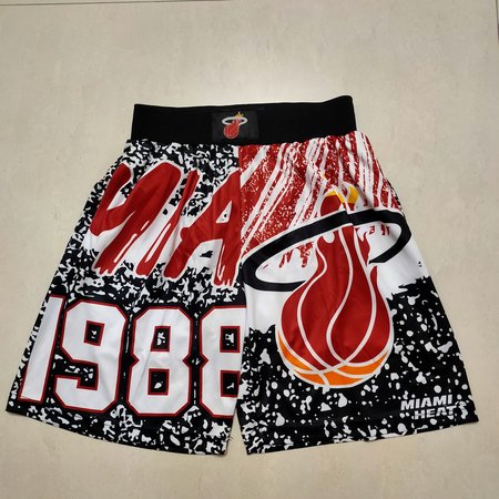 Miami Heat Black Shorts