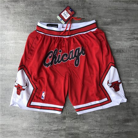 Chicago Bulls Red Shorts