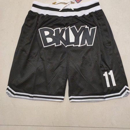 Brooklyn Nets Black Shorts